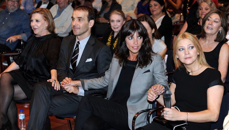 María Luisa Merlo, Luis Merlo, Maribel Verdú y Amparo Larrañaga en el homenaje a Amparo Rivelles