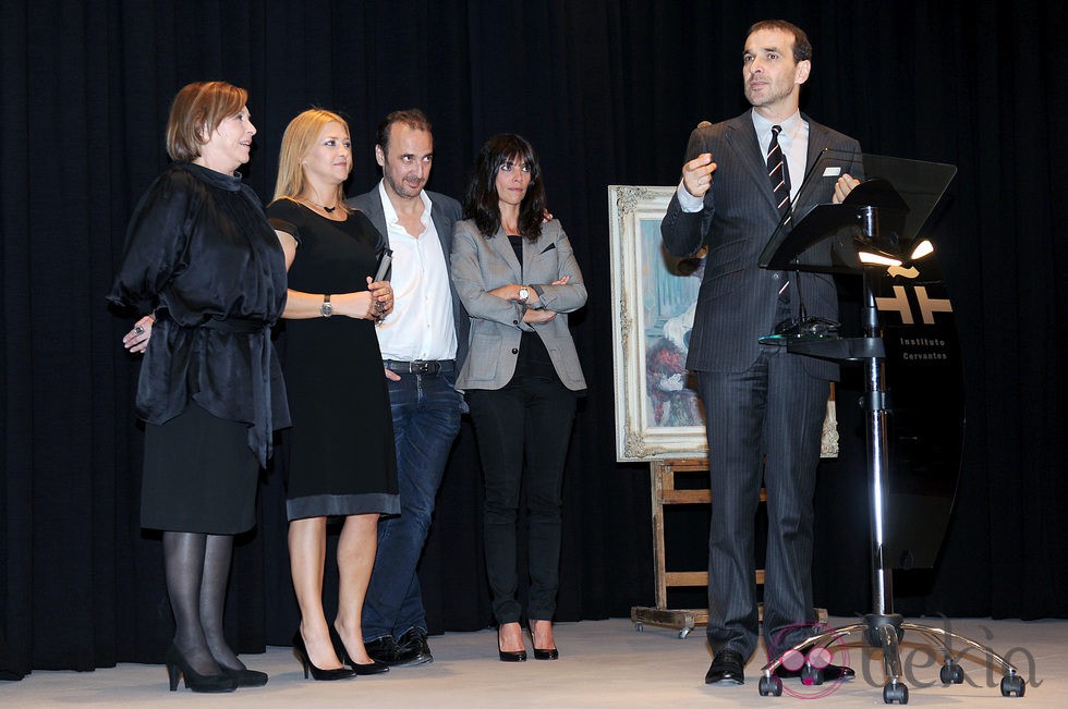 María Luisa Merlo, Amparo y Luis Larrañaga, Maribel Verdú y Luis Merlo homenajean a Amparo Rivelles