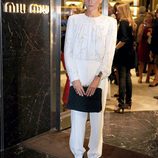 Laura Ponte en la inauguración de la tienda Miu Miu en Barcelona