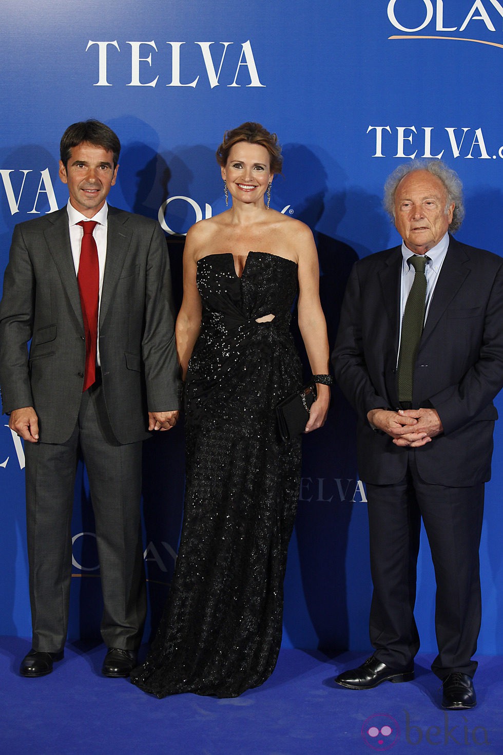 Ainhoa Arteta y Eduardo Punset en la presentación de los premios Telva de las Artes y de las Ciencias