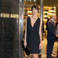 Davinia Pelegri en la inauguración de la tienda Miu Miu de Barcelona