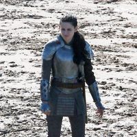 Kristen Stewart en el rodaje de 'Snow White and the Huntsman'