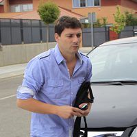 Fran Álvarez llega a Paracuellos del Jarama con semblante serio