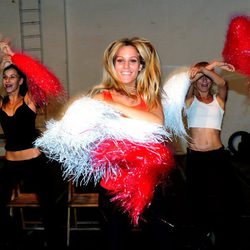 Edurne ensayando el musical 'Grease'