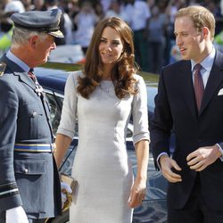 Los Duques de Cambridge en el Royal Marsden Hospital de Belmont