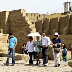 Cayetana Fitz James y Alfonso Díez, en Egipto 