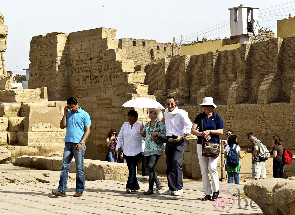 Cayetana Fitz James y Alfonso Díez, en Egipto