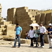 Cayetana Fitz James y Alfonso Díez, en Egipto 