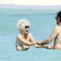 Alfonso Díez y Cayetana de Alba en sus vacaciones en Formentera, en 2009