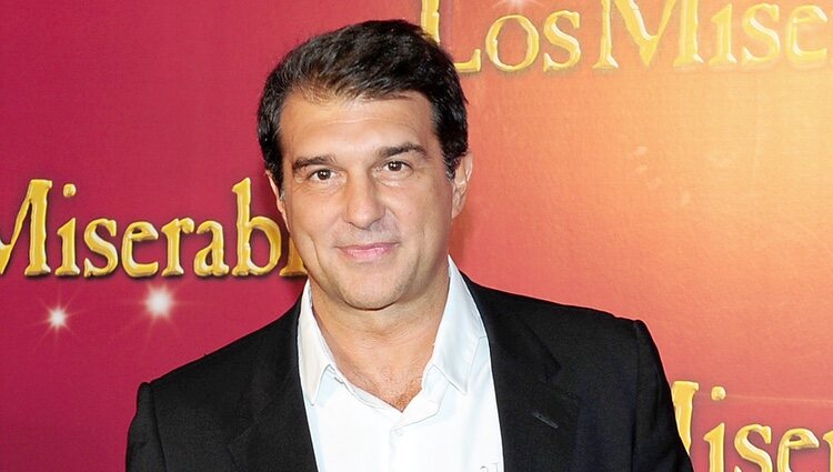 Joan Laporta en el estreno de 'Los Miserables' en Barcelona