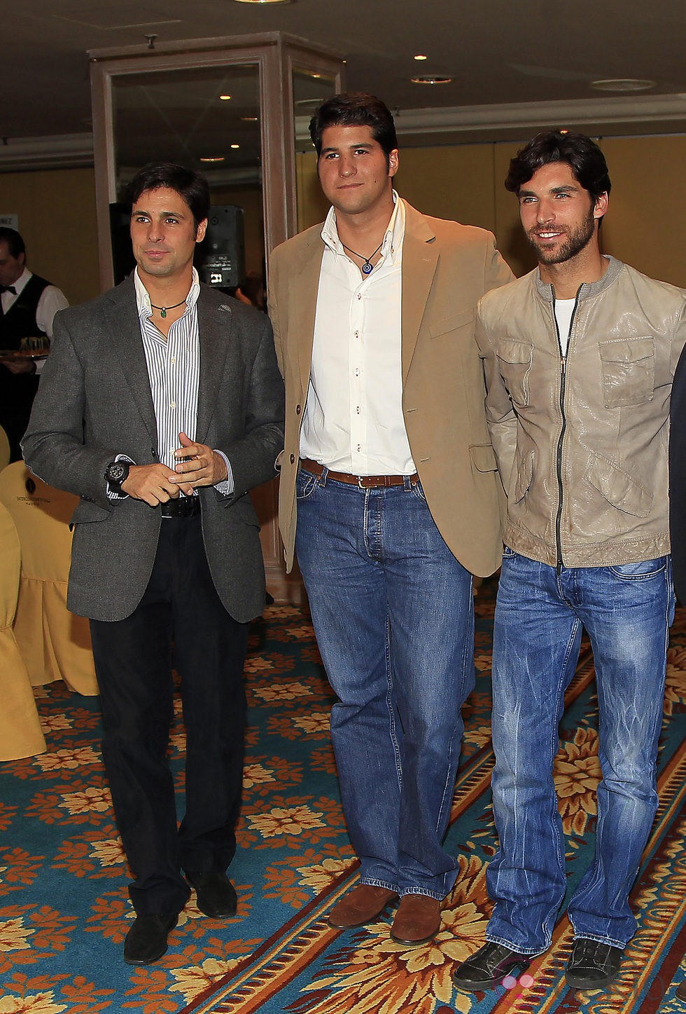 Fran Rivera, Julián Contreras y Cayetano Rivera Ordóñez