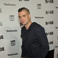 Mark Salling en la fiesta de 'Rage'