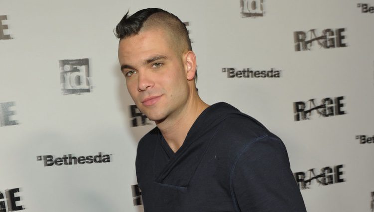 Mark Salling en la fiesta de 'Rage'