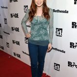 Felicia Day en la fiesta de 'Rage'