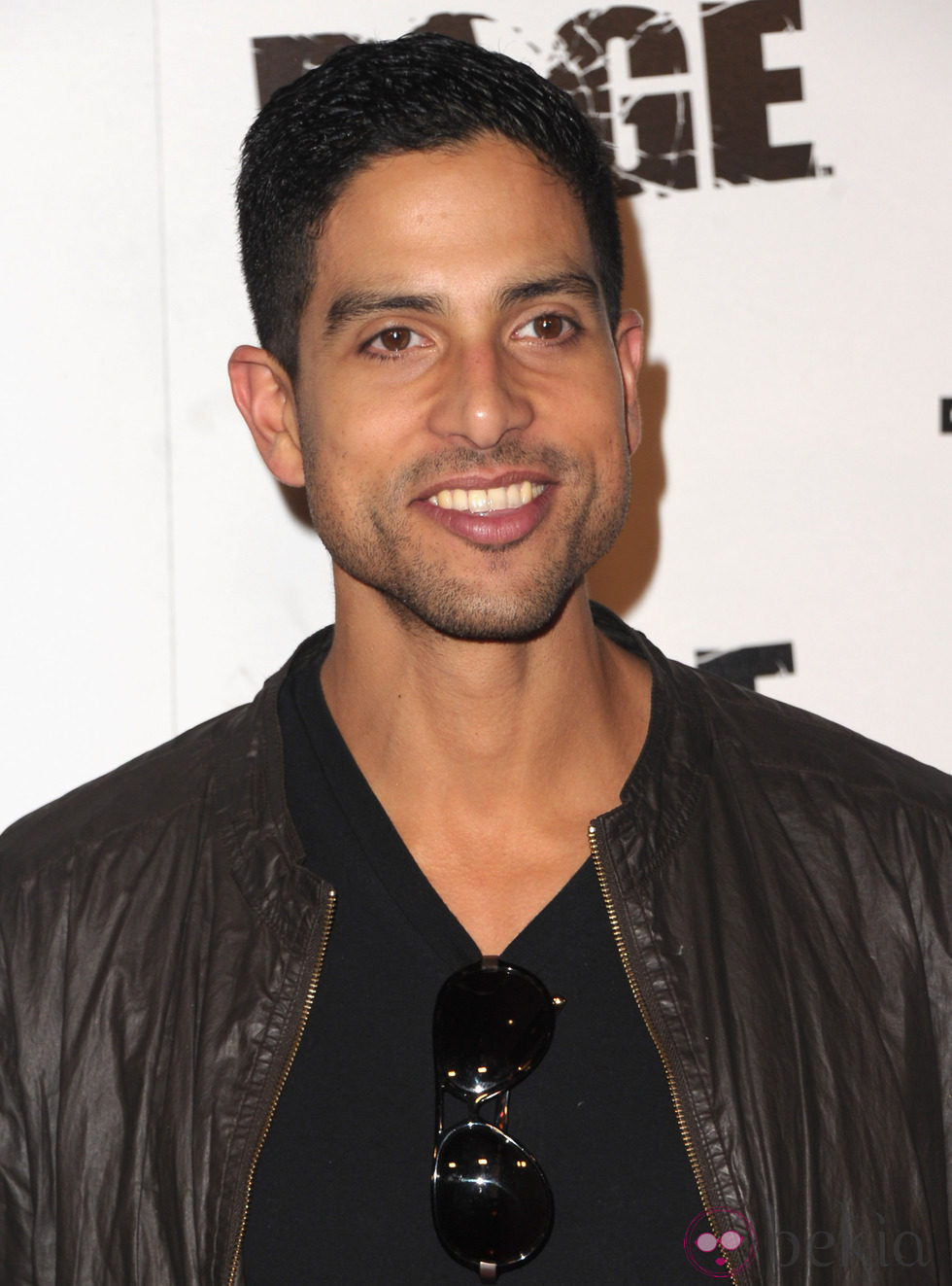 Adam Rodriguez en la fiesta de 'Rage'