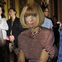 Anna Wintour en la semana de la moda de París