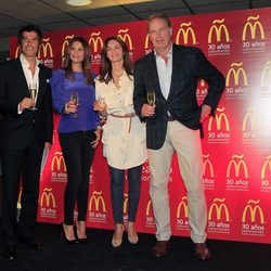 Jorge Fernández, María José Suárez, Fabiola Martínez y Bertín Osborne