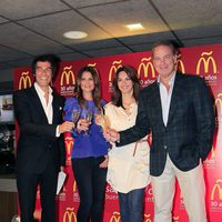 Jorge Fernández, María José Suárez, Bertín Osborne y Fabiola celebran el 30 aniversario de McDonalds