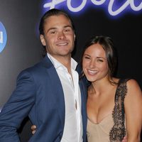 Patrick John Flueger y Briana Evigan en la premiere de 'Footloose' en Los Angeles