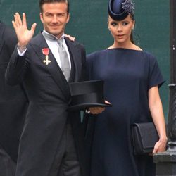 David y Victoria Beckham en la boda de los Duques de Cambridge