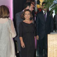 Begoña Díez llega al enlace de la duquesa de Alba y Alfonso Díez