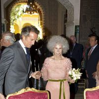 Cayetana de Alba y Alfonso Díez durante su boda en Sevilla