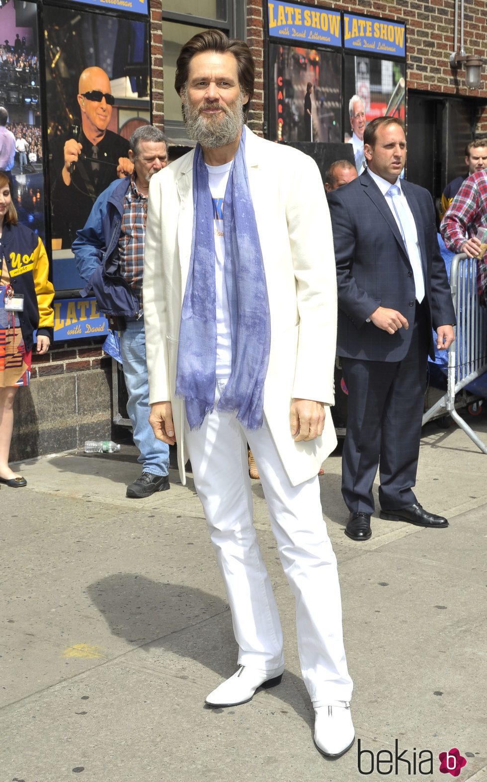 Jim Carrey en el 'Late Show with David Letterman'