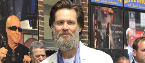 Jim Carrey en el 'Late Show with David Letterman'