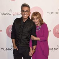 Kiko Hernández y Mila Ximénez en la presentación de la línea de cremas de la periodista