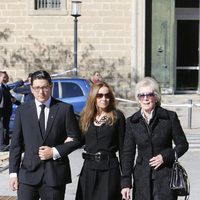 Boris de Bulgaria y Miriam Ungría en el funeral del Duque de Calabria