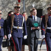 El hijo del Duque de Calabria en el funeral de su padre