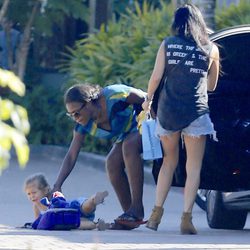 Penelope Disick, hija de Kourtney Kardashian, llora asustada después del golpe