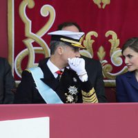 Los Reyes Felipe y Letizia en el Día de la Hispanidad 2015