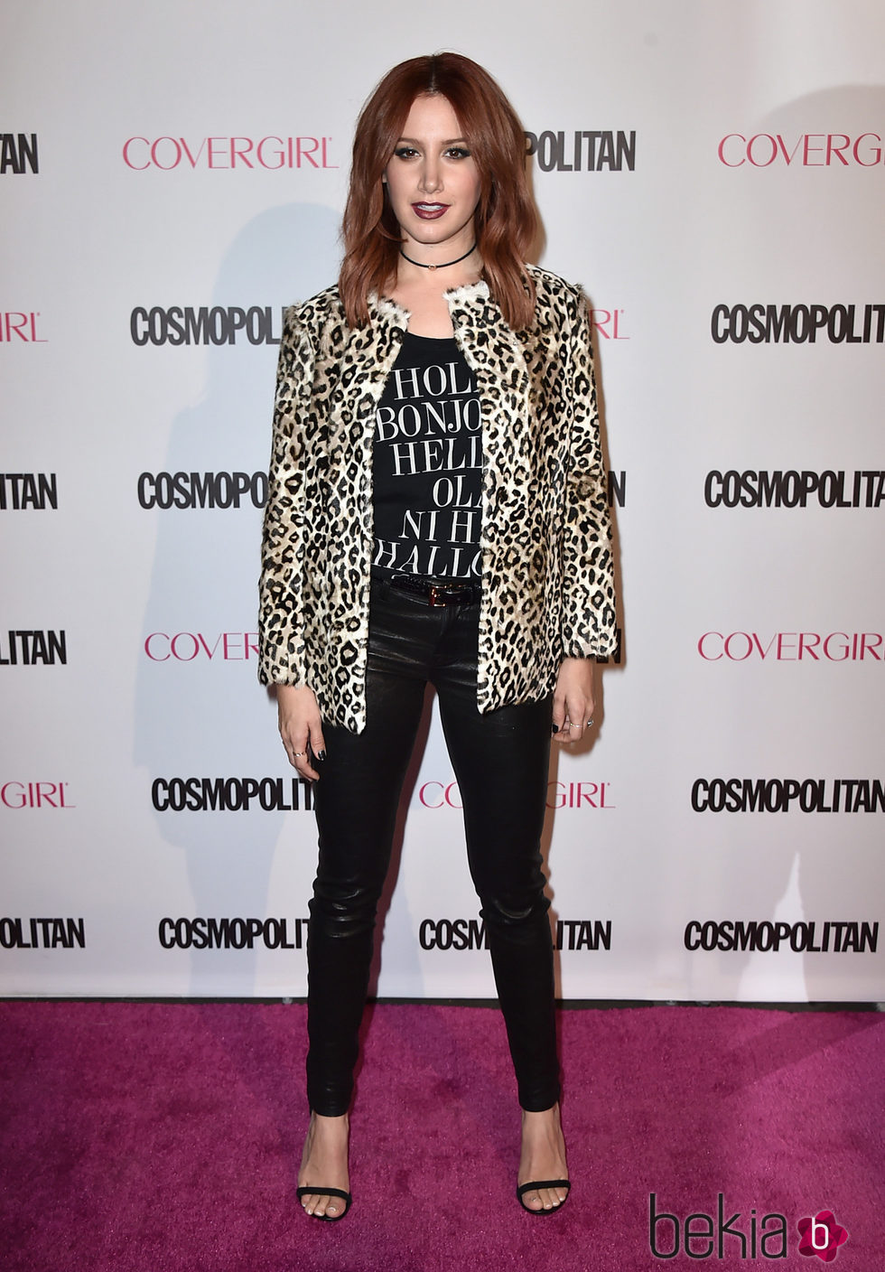 Ashley Tisdale en la fiesta 50 aniversario de Cosmopolitan