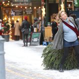 Renée Zellweger en el rodaje de 'Bridget Jones's baby'