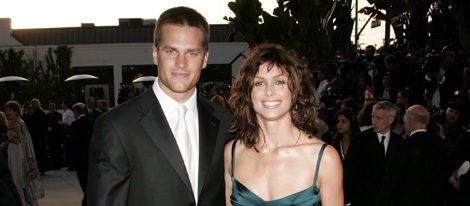 Tom Brady y Bridget Moynahan en la fiesta Vanity Fair tras los Oscar 2005