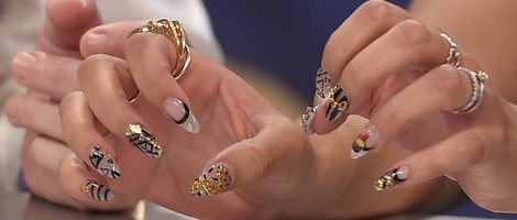 Manicura de Blanca Suárez en 'El Hormiguero' presentando 'Mi Gran Noche'