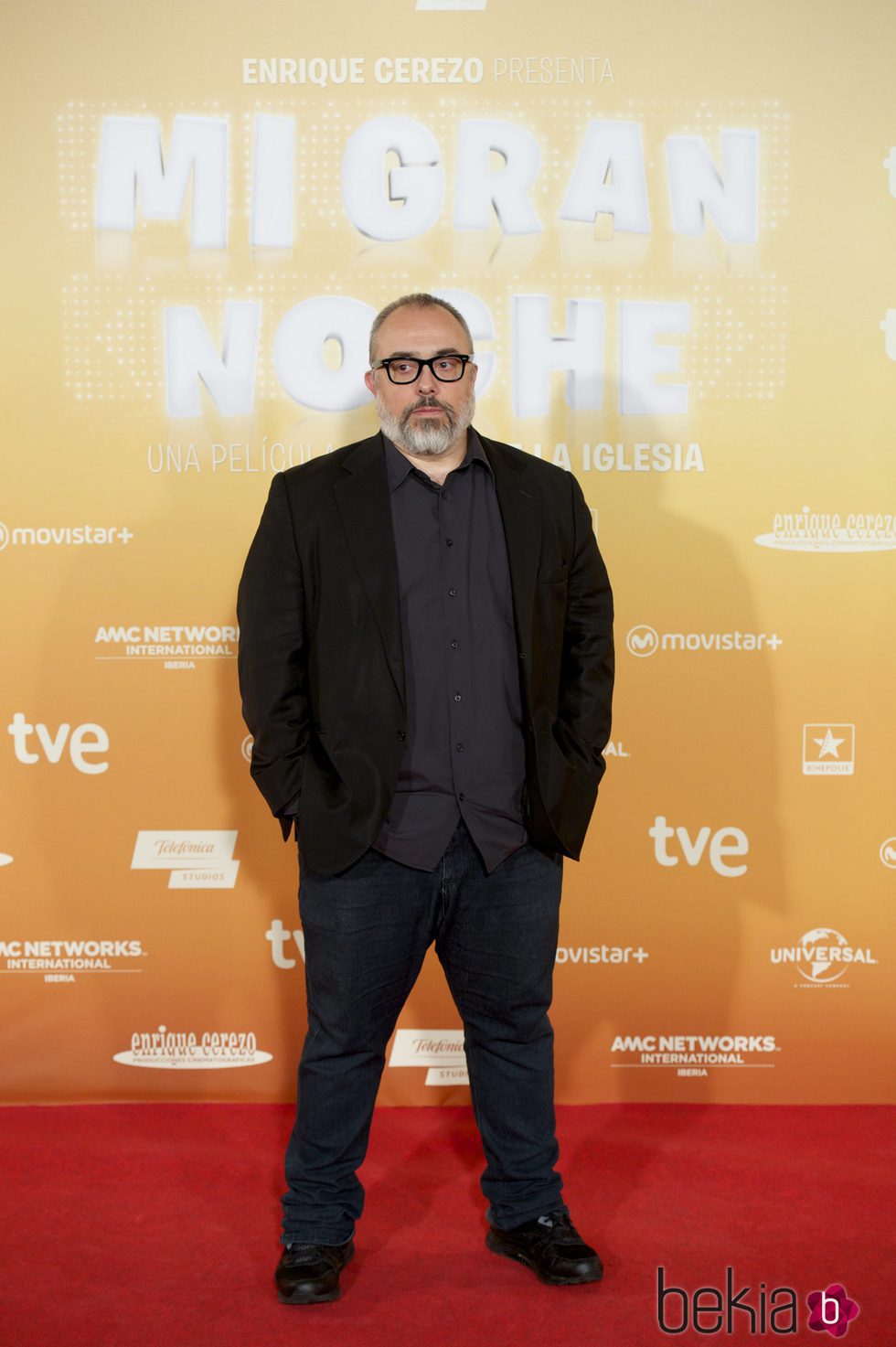 Álex de la Iglesia en el estreno de 'Mi gran noche'