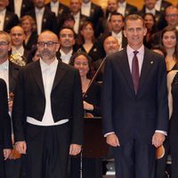 Los Reyes Felipe y Letizia en el concierto de los Premios Princesa de Asturias 2015