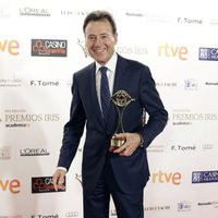 Matías Prats en los Premios Iris de la Academia de Televisión 2015