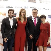 Gonzo, Sandra Sabatés, el Gran Wyoming y Thais Villas en los Premios Iris de la Academia de Televisión 2015