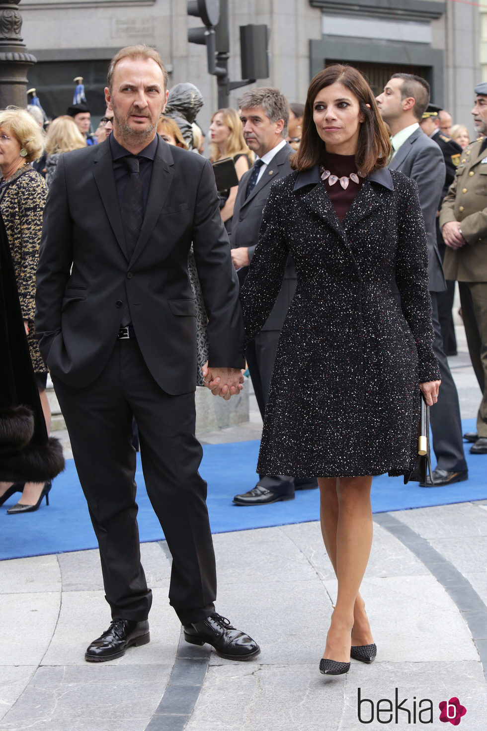 Maribel Verdú y Pedro Larrañaga en la entrega de los Premios Princesa de Asturias 2015