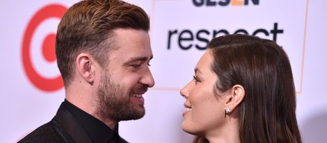 Justin Timberlake y Jessica Biel muy acaramelados