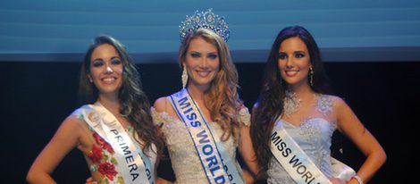 Mireia Lalaguna, Ángela González y Natalia Ferrer, ganadora y finalistas de Miss World Spain 2015