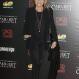 Cari Lapique en el estreno de 'Cabaret Maldito' en Madrid