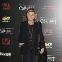 Cari Lapique en el estreno de 'Cabaret Maldito' en Madrid