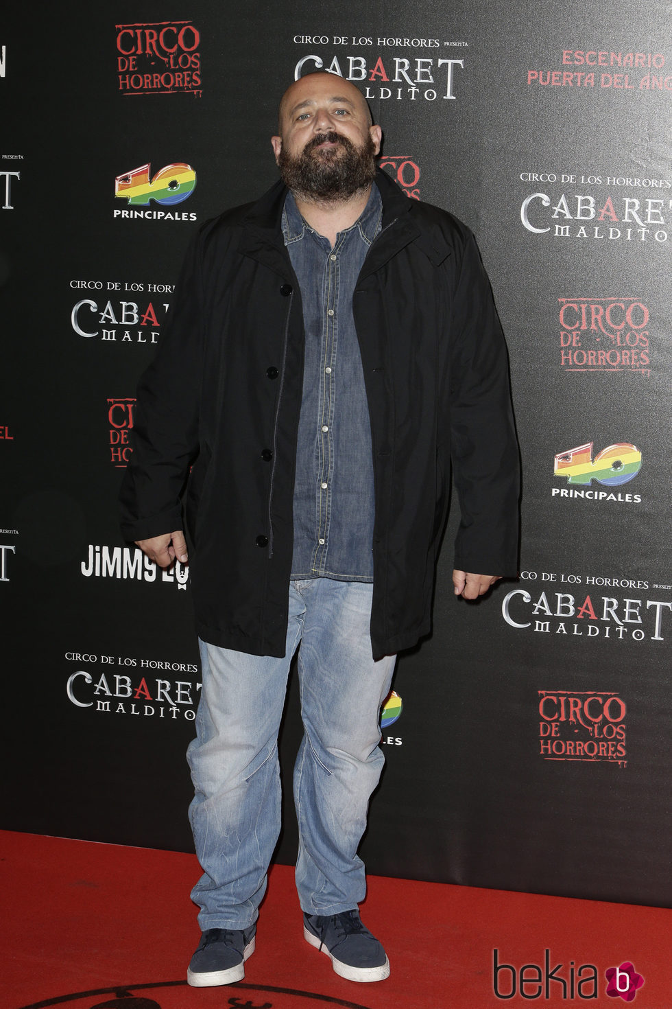 Pepón Nieto en el estreno de 'Cabaret Maldito' en Madrid