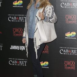 Carla Goyanes en el estreno de 'Cabaret Maldito' en Madrid