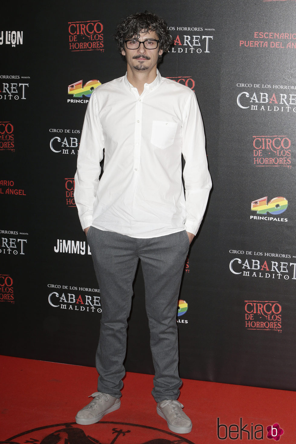 Antonio Pagudo en el estreno de 'Cabaret Maldito' en Madrid