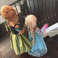 North West y Penelope Disick, disfrazadas de 'Frozen'